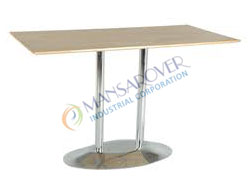 Steel Stand Cafeteria Table